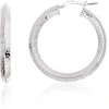 Sidabriniai auskarai –žiedai - 32 mm. - 4.8 g.