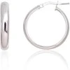 Sidabriniai auskarai –žiedai - 3.4 g. - 25 mm.