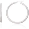 Sidabriniai auskarai –žiedai - 48 mm. - 7.5 g.