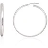 Sidabriniai auskarai –žiedai - 6.8 g. - 46 mm.