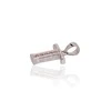Sidabrinis Pakabukas - Vardo Raidė. Metalas: Sidabras. Praba: 925°. Akmuo: Cirkonai - 1.2 g. - 19 mm.