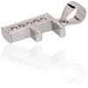 Sidabrinis Pakabukas - Vardo Raidė. Metalas: Sidabras. Praba: 925°. Akmuo: Cirkonai - 1.1 g. - 20 mm.