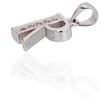 Sidabrinis Pakabukas - Vardo Raidė. Metalas: Sidabras. Praba: 925°. Akmuo: Cirkonai - 1.3 g. - 20 mm.