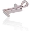 Sidabrinis Pakabukas - Vardo Raidė. Metalas: Sidabras. Praba: 925°. Akmuo: Cirkonai - 1.2 g. - 19 mm.