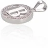 Sidabrinis Pakabukas - Vardo Raidė. Metalas: Sidabras. Praba: 925°. Akmuo: Cirkonai - 1.8 g. - 21 mm.