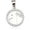 Sidabrinis pakabukas Zodiakas. Metalas: Sidabras. Praba: 925°. Akmuo: Cirkonai - 2.7 g. - 24 mm.
