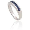 Sidabrinis žiedas - 17.5 - 3.3 g. - Safyras (0,45Ct)