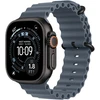 Apple Watch 49mm Anchor Blue Ocean Band - Black Titanium Finish - MGCJ4ZM/A