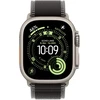 Apple Watch 49mm Black/Charcoal Trail Loop - M/L - Natural Titanium Finish - MFT94ZM/A