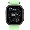 Apple Watch 49mm Neon Green Ocean Band Extension - Natural Titanium Finish - MGCG4ZM/A