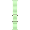 Apple Watch 49mm Neon Green Ocean Band - Natural Titanium Finish - MGCF4ZM/A