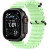 Apple Watch 49mm Neon Green Ocean Band - Black Titanium Finish - MGCL4ZM/A