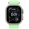 Apple Watch 49mm Neon Green Ocean Band - Natural Titanium Finish - MGCF4ZM/A