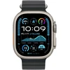 Apple Watch 49mm Black Ocean Band Extension - Natural Titanium Finish - MXTM3ZM/A
