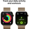 Apple Watch Series 11 GPS + Cellular 42mm Gold Titanium Case with Gold Milanese Loop - MF8Y4ET/A