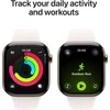 Apple Watch Series 11 GPS + Cellular 42mm Gold Titanium Case with Light Blush Sport Band - M/L - MF8X4ET/A