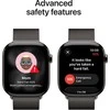 Apple Watch Series 11 GPS + Cellular 46mm Slate Titanium Case with Slate Milanese Loop - M/L - MFD44ET/A
