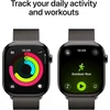 Apple Watch Series 11 GPS + Cellular 46mm Slate Titanium Case with Slate Milanese Loop - M/L - MFD44ET/A
