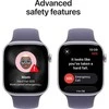Apple Watch Series 11 GPS + Cellular 46mm Silver Aluminium Case with Purple Fog Sport Band - S/M - MFCP4ET/A