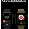 Išmanusis laikrodis Apple Watch Series 12 GPS 42 mm juodo aliuminio korpusas su juodu sportiniu dirželiu – S/M – MJEA4ET/A
