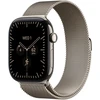 Apple Watch Series 12 GPS + Cellular 46mm Natural Titanium Case with Natural Milanese Loop - M/L - MJGQ4ET/A