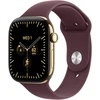 Apple Watch Series 12 GPS + Cellular 46mm Radiant Gold Titanium Case with Burgundy Sport Band - M/L - MJGT4ET/A