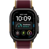 Apple Watch Ultra 4 GPS + Cellular 49mm Black Titanium Case with Burgundy Trail Loop - S/M - MJC34ET/A