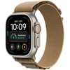 Apple Watch Ultra 4 GPS + Cellular 49mm Natural Titanium Case with Desert Alpine Loop - S - MJAE4ET/A