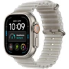 Apple Watch Ultra 4 GPS + Cellular 49mm Natural Titanium Case with Translucent Grey Ocean Band - MJAD4ET/A