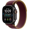 Apple Watch Ultra 4 GPS + Cellular 49mm Black Titanium Case with Burgundy Trail Loop - S/M - MJC34ET/A
