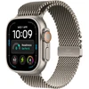 Apple Watch Ultra 4 GPS + Cellular 49mm Natural Titanium Case with Natural Titanium Milanese Loop - L - MJAA4ET/A