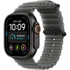Apple Watch Ultra 4 GPS + Cellular 49mm Black Titanium Case with Translucent Black Ocean Band - MJAY4ET/A