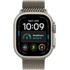 Apple Watch Ultra 4 GPS + Cellular 49mm Natural Titanium Case with Natural Titanium Milanese Loop - L - MJAA4ET/A