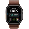 Apple Watch Ultra 4 GPS + Cellular 49mm Black Titanium Case with Burgundy Alpine Loop - S - MJC04ET/A