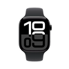 Išmanusis laikrodis Apple Watch Series 10 GPS 42mm Jet Juodas Aliuminio Case with Juodas Sport Band - S/M
