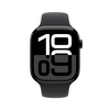 Išmanusis laikrodis Apple Watch Series 10 GPS 46mm Jet Juodas Aliuminio Case with Juodas Sport Band - S/M