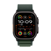Apple Watch Ultra 2 GPS + Cellular 49mm Black Titanium Case with Dark Green Alpine Loop - Large MX4T3UL/A