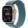 Apple Watch Ultra 3 GPS + Cellular 49mm Natural Titanium Case with Light Blue Alpine Loop - Medium - MEWM4ET/A