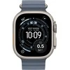 Apple Watch Ultra 3 GPS + Cellular 49mm Natural Titanium Case with Anchor Blue Ocean Band - MEWH4ET/A