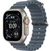 Apple Watch Ultra 3 GPS + Cellular 49mm Natural Titanium Case with Anchor Blue Ocean Band - MEWH4ET/A