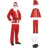 Kalėdų senelio Santa kostiumas 170 - 190 cm ūgiui