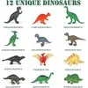Km Mokslinis rinkinys terariumas dinozaurai su vulkanu