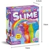 Km Slime slaimo gaminimo rinkinys su akvarele ir putplasčio rutuliukais spalvotas