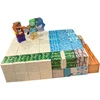 Magy Minecraft statybinių blokų rinkinys kambarys sniegas 77 vienetai