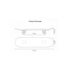 Magy Riedlentė skate board 80 cm., LED šviečiantys ratukai