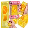 Magy Squishy ledo kubas su apelsinu coconut oil minkomas žaislas 13 cm.