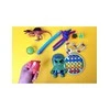 Magy Žaislų rinkinys 3-7 m. vaikams, 10 vnt. Hulk pop it, fidget juostelės, gyvatėlė, dinozauras, modelinas