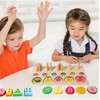Malplay Lavinamoji Montessori medinė dėlionė su pjaustomais vaisiais
