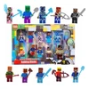 Malplay Minecraft tipo figūrėlių rinkinys 12 vnt.
