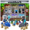 Malplay Minecraft tipo figūrėlių rinkinys 12 vnt. su dinozaurais
